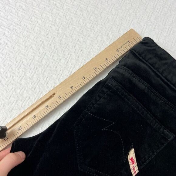 Brand New Parasuco Womens 25 Black Velvet Sofia Fit Mid Low Rise y2k Jeans - Picture 15 of 15